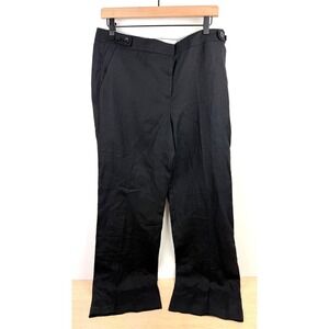 Talbots Windsor Wide Leg Petite Pants‎ Black NWT $119 Size 10P